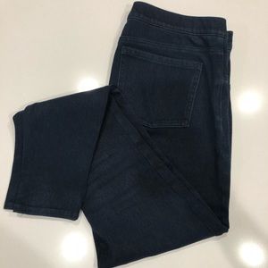 SPANX dark blue denim leggings